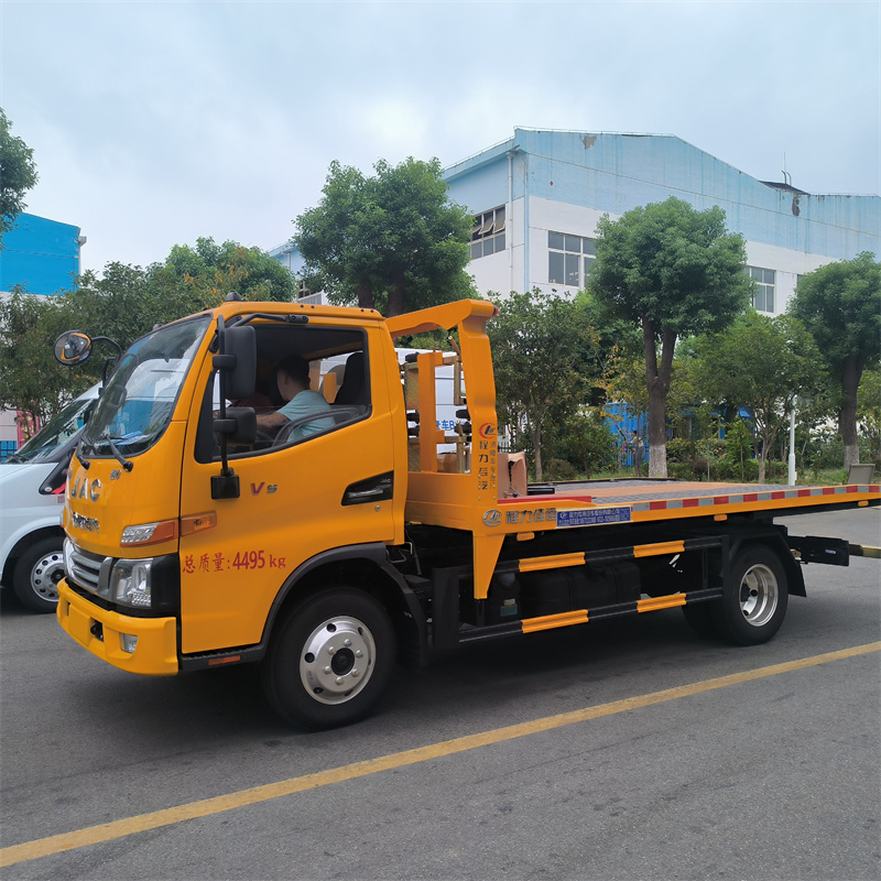 國六江淮駿鈴V5藍牌清障車