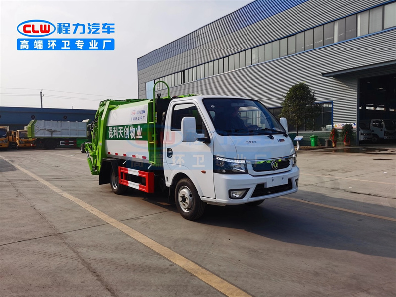 國(guó)六東風(fēng)途逸藍(lán)牌壓縮垃圾車