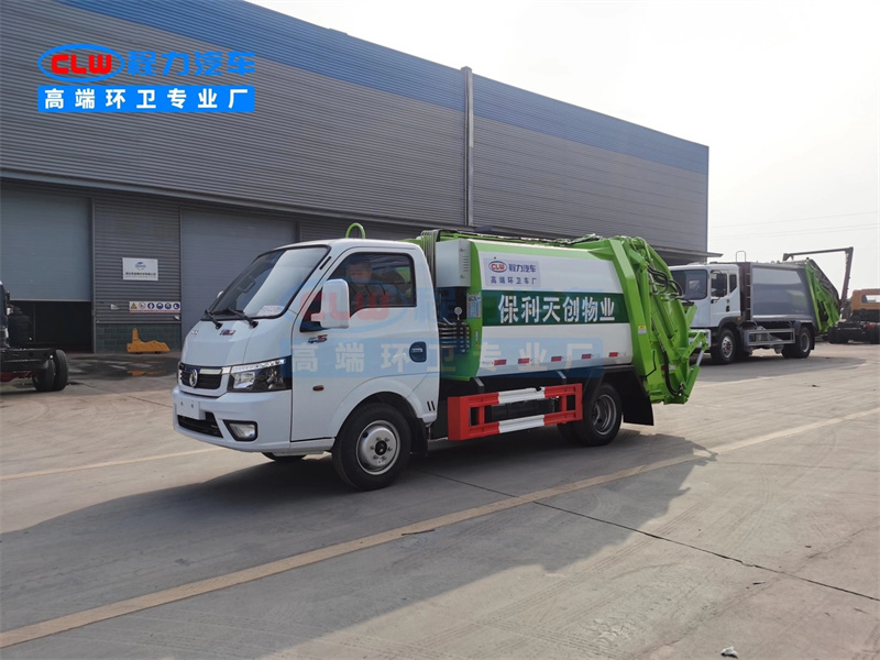 國(guó)六東風(fēng)途逸藍(lán)牌壓縮垃圾車